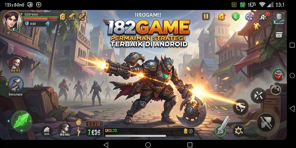 Tangkapan layar menunjukkan gameplay seru dari 182GAME.