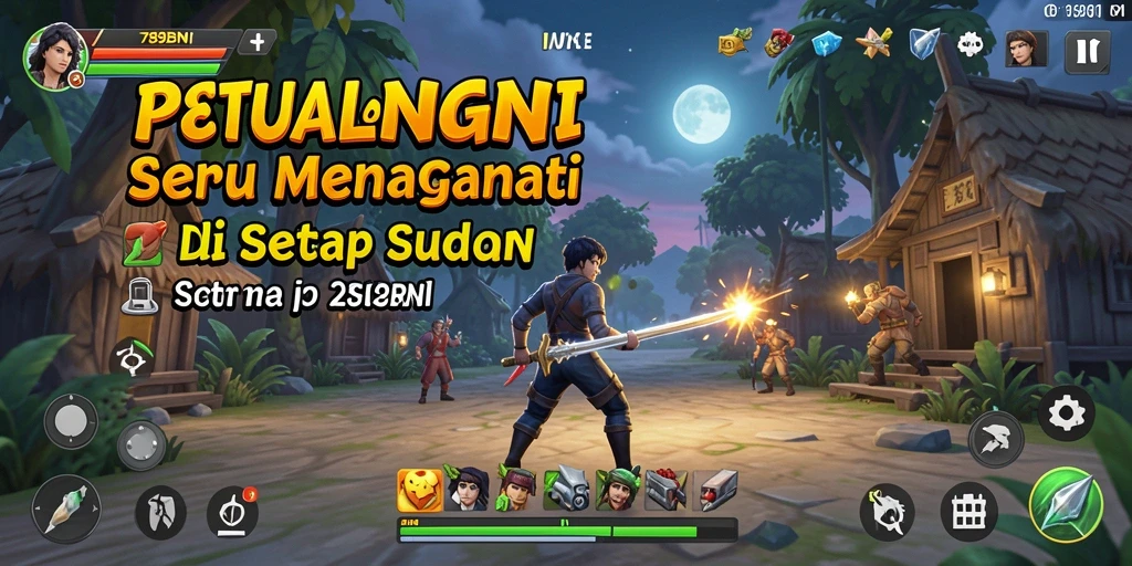 Screenshot menunjukkan aksi seru dalam petualangan 789BNI.