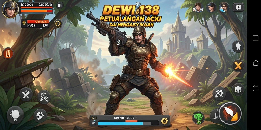 Screenshot DEWI138 yang menunjukkan aksi mendebarkan dalam gameplay.