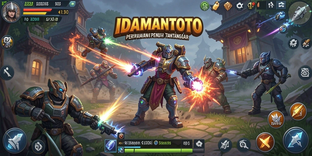 Screenshot utama <strong>IDAMANTOTO</strong> menunjukkan intensitas gameplay strategi yang mendebarkan.