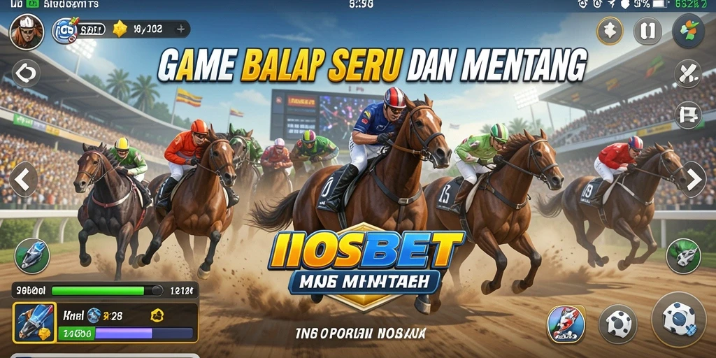 Gameplay balapan seru dengan grafis menakjubkan dalam IOSBET.