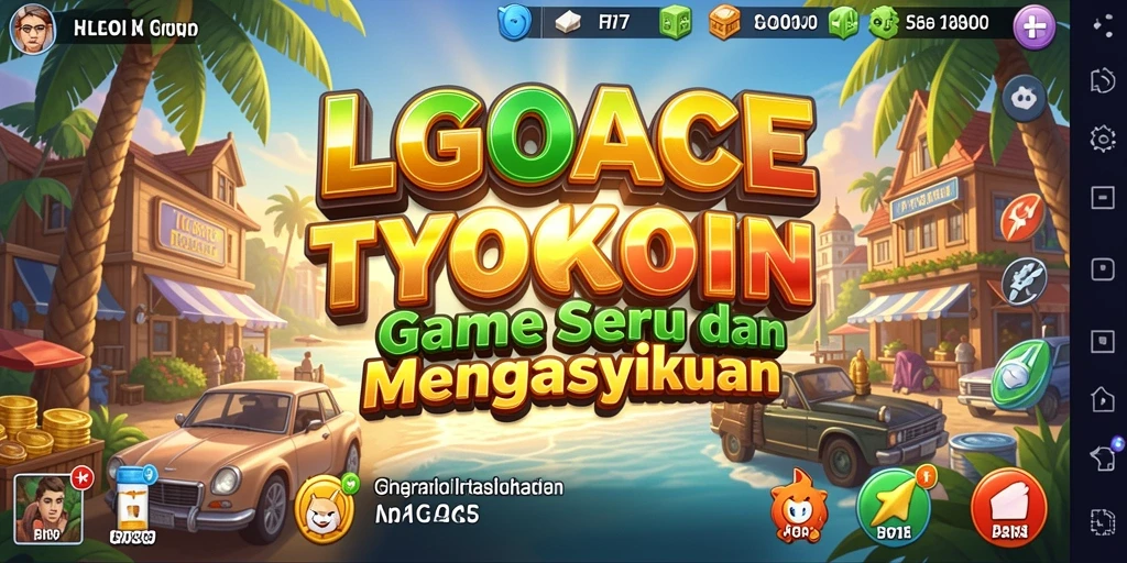 Tampilan gameplay LGOACE menampilkan pengalaman Tycoon yang menarik.