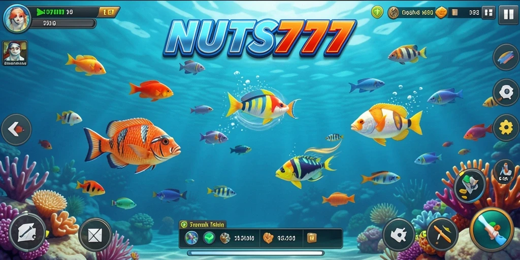 Tampilan menarik dari gameplay NUTS777 yang seru.